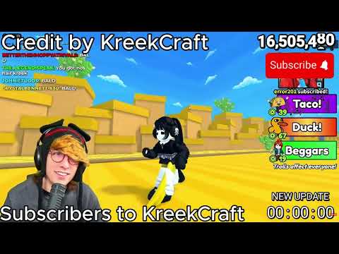 KreekCraft plays Roblox Would you rather but it happens...