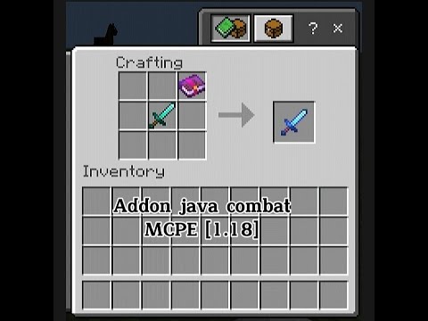 Addon Java combat MCPE [1.18] - YouTube