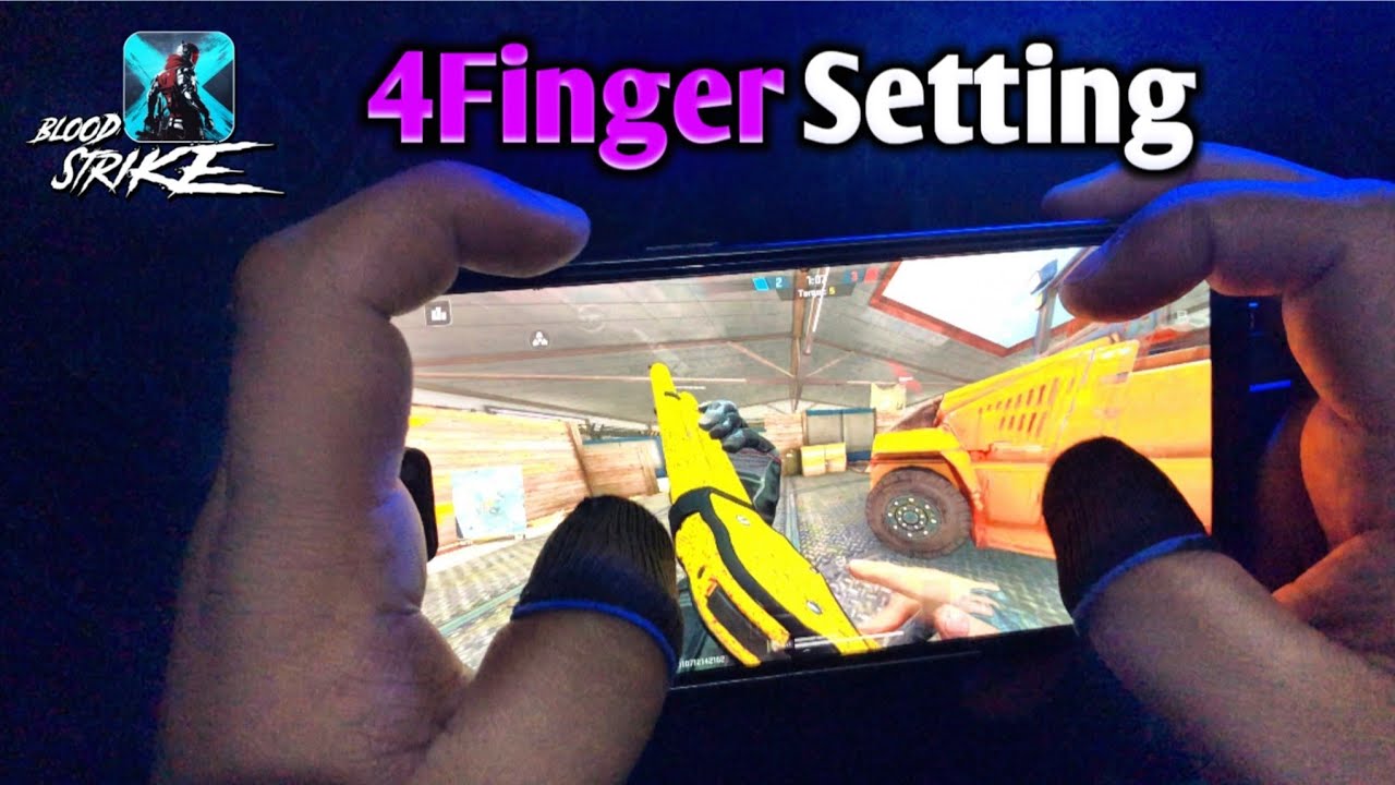Blood Strike Best 4 Finger HUD 🔥 Pro Claw Layout + Handcam