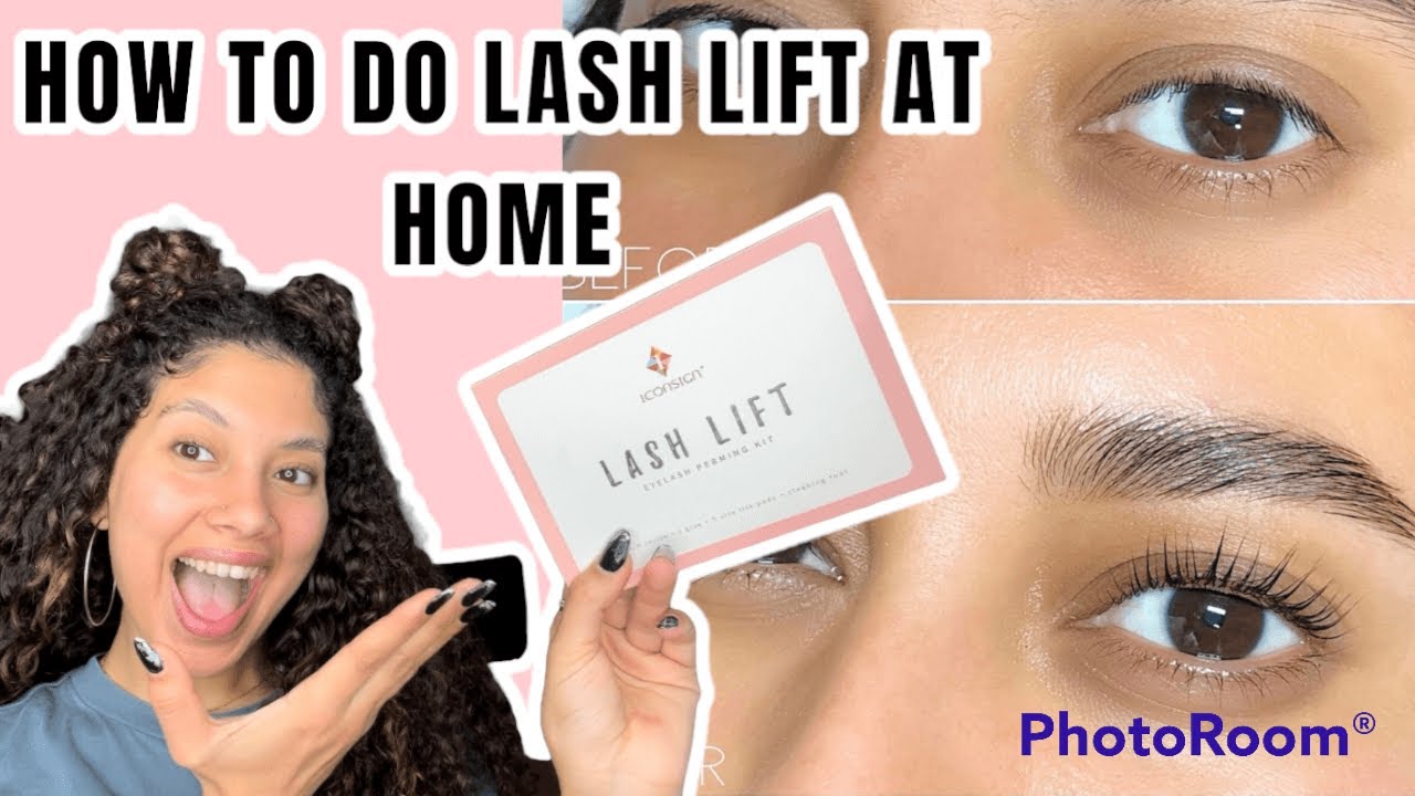 LASH LIFT AT HOME تقنيت رفع الرموش في البيت