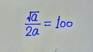 United States | A Nice Algebra Math Olympiad Problem | Solve For a?