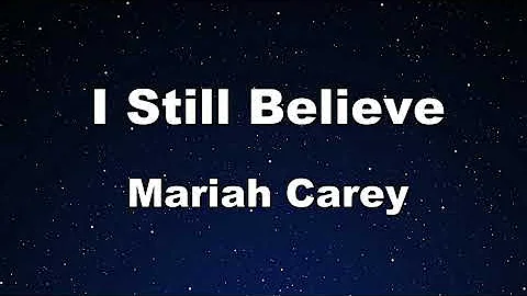 Karaoke♬ I Still Believe - Mariah Carey 【No Guide Melody】 Instrumental