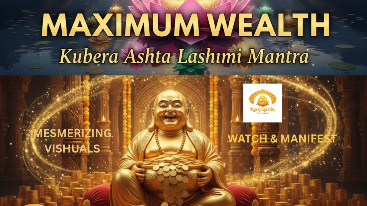 Kubera Ashta Lakshmi Mantra 108 Times | धन प्राप्ति मंत्र | Wealth & Prosperity Chant,#krazykeerthy