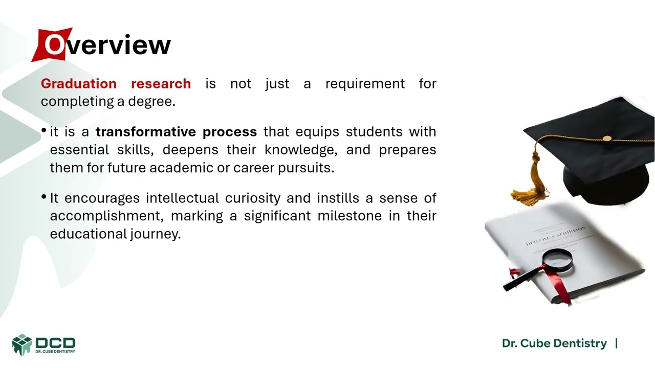 سلسلة بحث التخرج الحلقة الاولى لطلاب المرحلة الخامسة