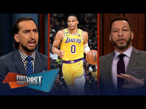 Westbrook refuses to join on-court huddle, Will Lakers make playoffs? | NBA | FIRST THINGS FIRST