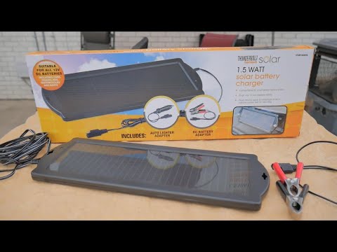 harbor freight solar panel reviewtest can this small solar panel charge a car battery