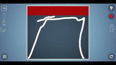 Brain it on level 14 @make an object touch the red area