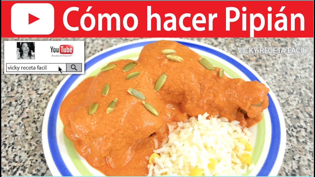 Como Hacer Pipián Rojo Vicky Receta Facil Youtube