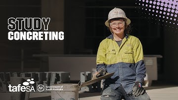 Study Concreting like Lauren at TAFE SA