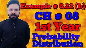 Most Important Example 22 (b) | Probability Distribution | Class 11th | Statistics | Chapter 8