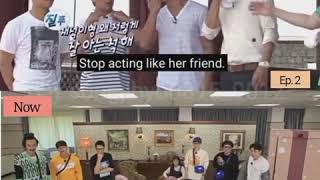 Running Man Episode 524 Running Man's reaction greet on Song Jihyo
