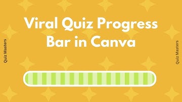 How to Create a Viral Progress Bar in Canva | Loading Bar | Quiz Video