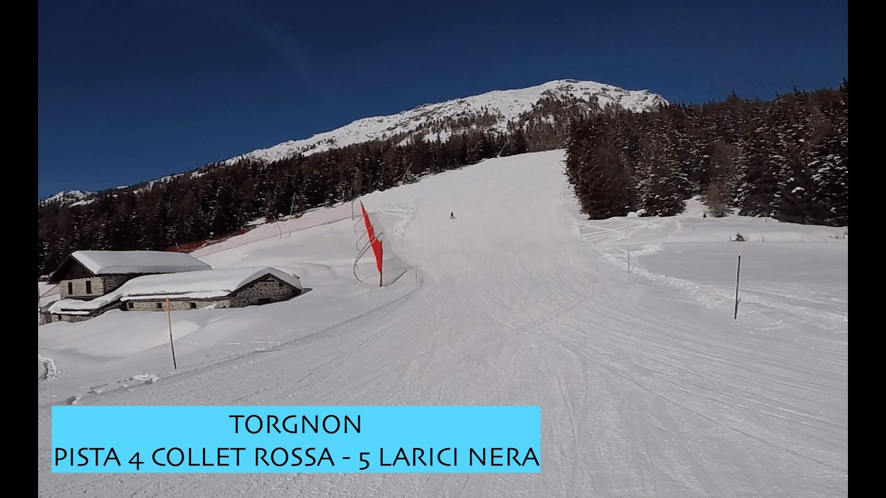 Torgnon - PISTA 4 COLLET ROSSA 5 LARICI NERA