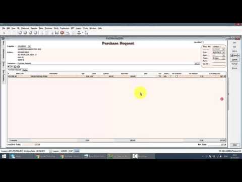SQL ACCOUNTING SYSTEM GST 012 PURCHASE REQUEST