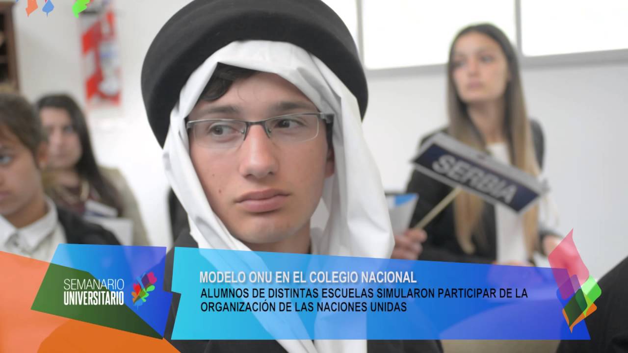 Noticias UNLP - Modelo ONU en el Colegio Nacional - YouTube