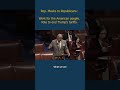 The American people elected Congress to address affordability. Not block and tackle for Trump.