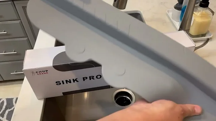 CHUPcheek Silicone Sink Splash Guard Bundle Review, Helps keep water in the sink and off the counter