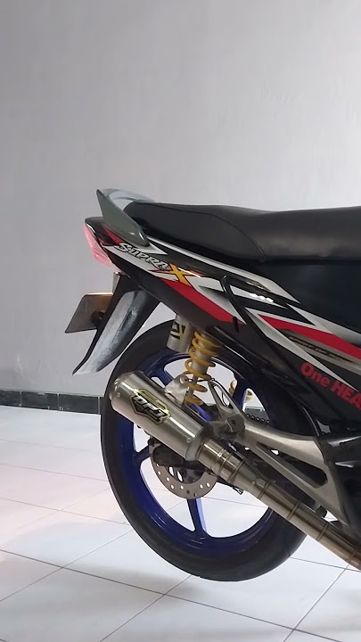 Supra x 125 knalpot dpj gp1 serasa diesel kubota😄 #suprax125 #knalpotracing
