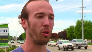 Crash victim shares motorcycle safety message