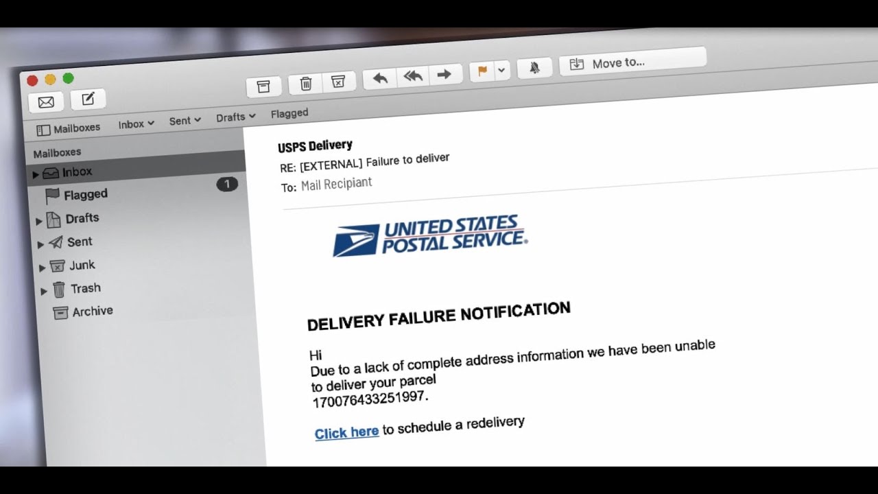 USPS Scam Emails/Texts & Fake USPS Website