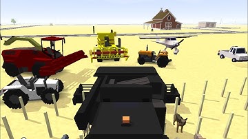 Blocky Farm & Racing Sim - Airplane on the wheat #FARMmode GAME FOR ANDROID AND IOS 2K2K