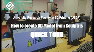 How to create 3D model from Sculptris