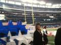 Walking Onto The Field At Cowboys Stadium