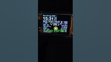 CYD Cheap Yellow Display ESP32 https://github.com/Marvin-YYC/CYD-Meteo-OWM-Weather-Info