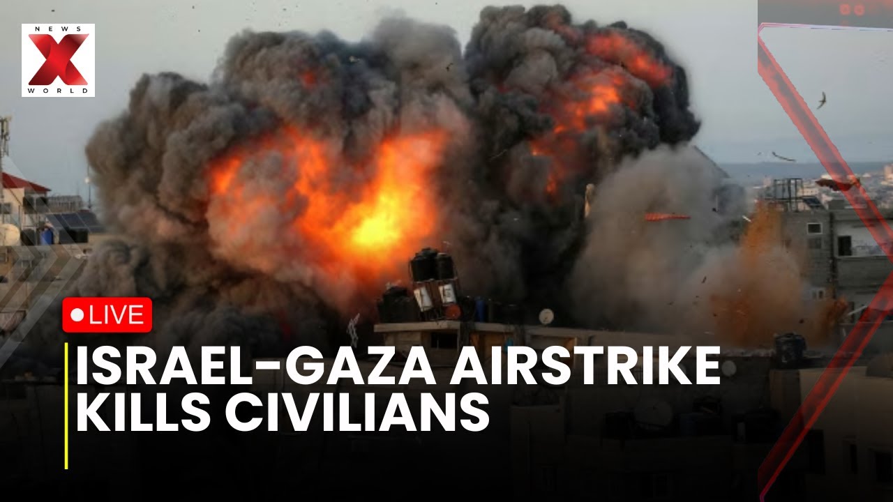 Israel Strike Gaza Live: Aftermath Of Israeli Strike In Deir al-Balah Gaza | NewsX World