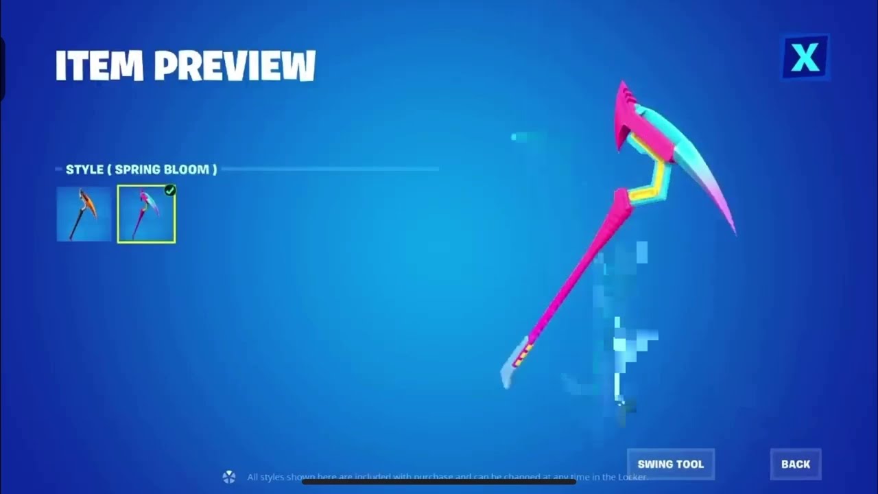 NEW Spring Bloom Pickaxe & Spring Bloom Backbling 🌸🌼