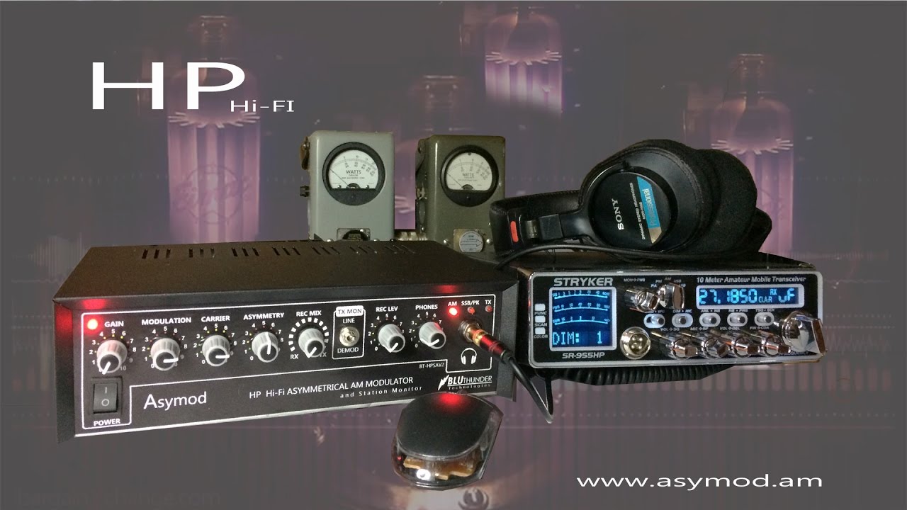 Asymod - Hi Fi CB & HAM - HP V2 Standalone with Stryker SR-955HPC Hi Fi Audio