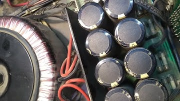 amplifier load test on oscilloscope