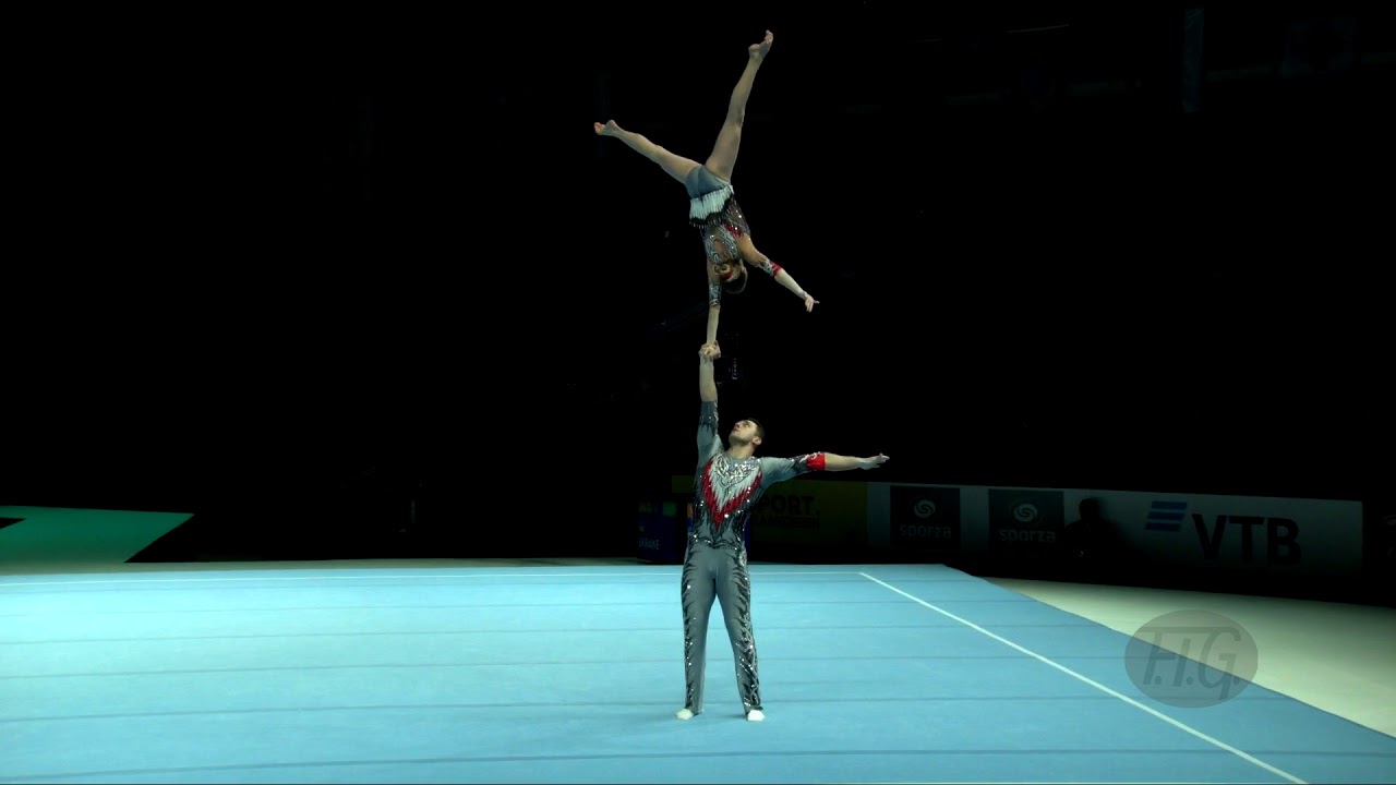Belarus 1 (BLR) - 2018 Acrobatic Worlds, Antwerpen (BEL) - Balance  Mixed Pair