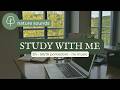 2 HOUR 50/10 STUDY WITH ME in the hills of Bavaria 🍃🌳 nature sounds, asmr 🎧music only during break