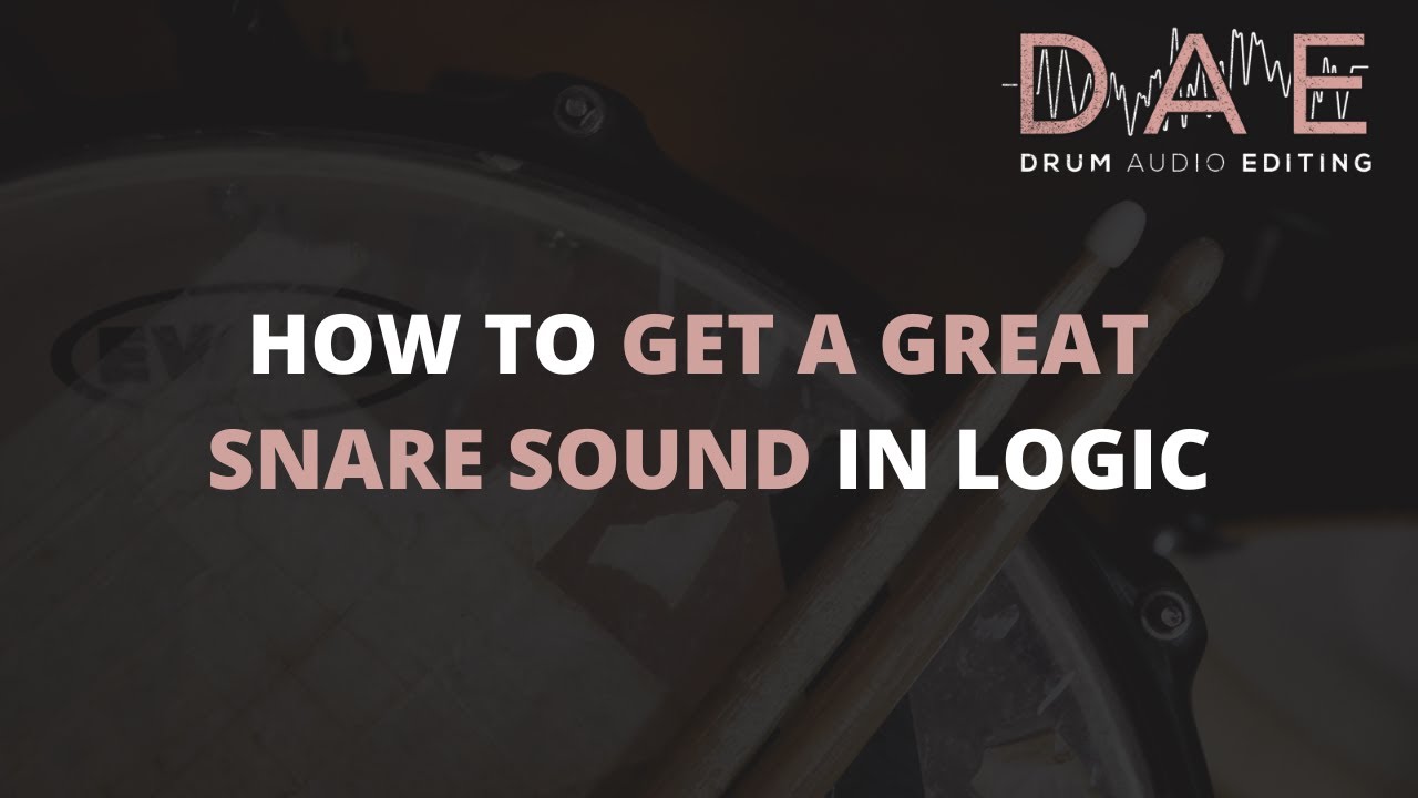 How To Mix Your Snare In Logic Pro X 