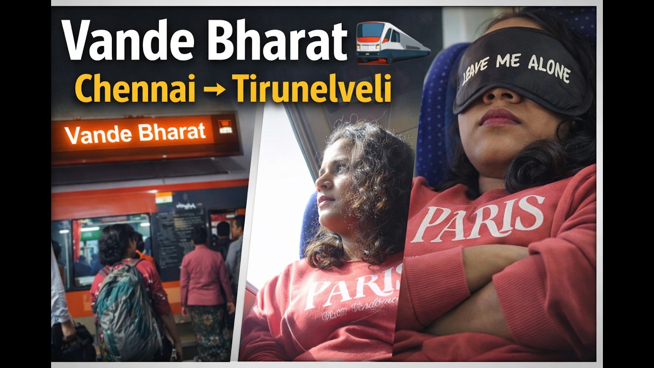 Inside Vande Bharat 🚆 Chennai to Tirunelveli | Full Journey Experience Chennai | India’s Fast Train!