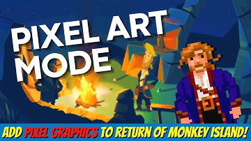 PIXEL ART in Return to Monkey Island Video Guide (FREE RESHADE MOD)