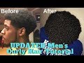 Updated mens curly hair tutorial  how to make hair curly