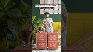Sunmica but make it LUXURY 😭 DIY Drawer Makeover #furnituredesign #diyprojects #ytshortsindia