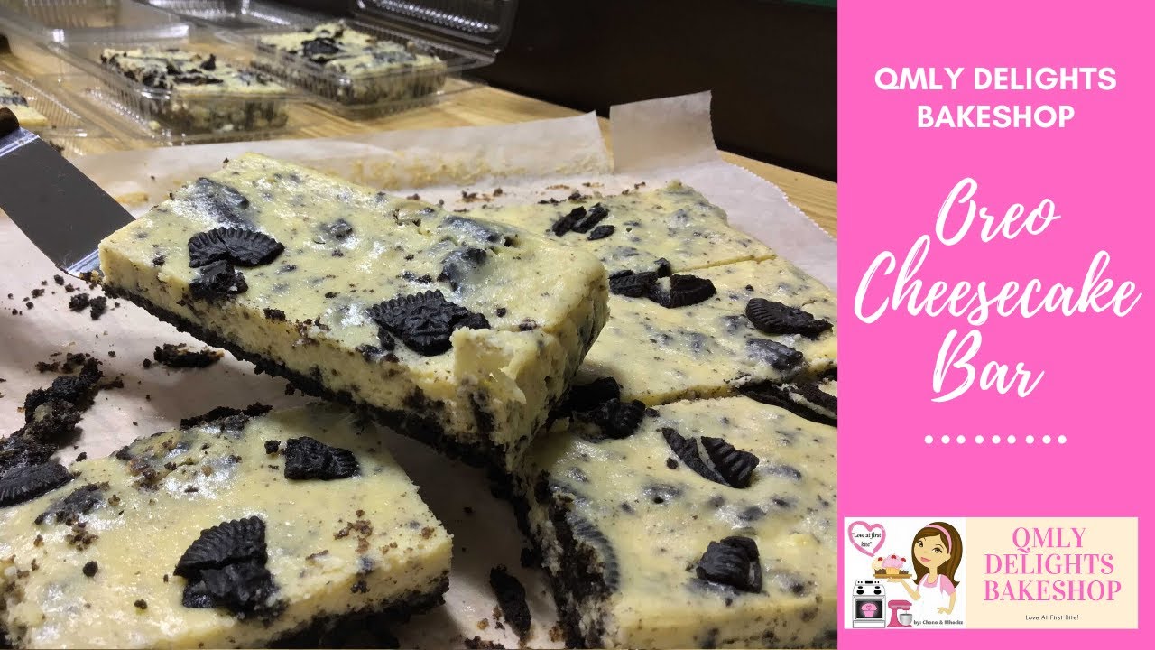 #27 Oreo Cheesecake Bars | Easy and Simple Recipe | Baking is my Passion! | QMLY Delights - YouTube