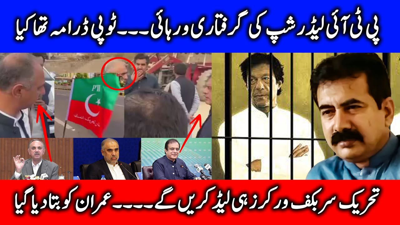 Arrest and release of PTI leadership | ZAFAR  MALIK | ZM NEWS