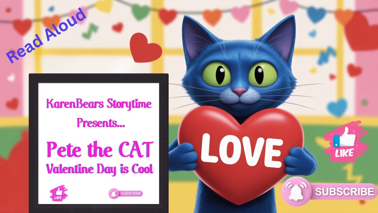 Pete The Cat Valentines Day Adventure Childrens Book Storytime