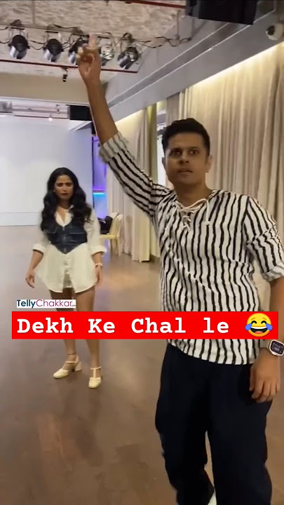 Aishwarya Sharma and Neil Bhatt Funny Dance 😂 Gum hai kisi ke pyar mein Virat & Pakhi Comdey #shorts