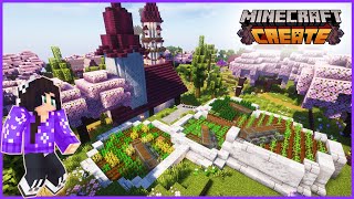 I NEED ALL THE FOOD! Part 1: Building a Farm | Minecraft Create Mod