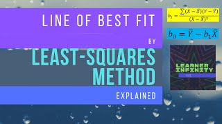 Line Of Best Fit By Least-Squares Method Explained