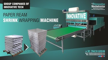 Big Product shrink wrapping machine | paper board shrink packing machine