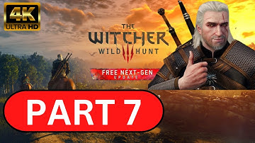 Witcher 3 Next Gen Upgrade Gameplay Walkthrough Part 7 - Contracts & Gwent - No commentary - 4K PC