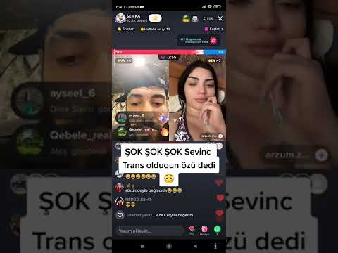 SEVINC TRANS OLDUGUNU OZU SEMKAYA DEDI SOK SOK 😱😱 TIKTOK CANLI YAYIN YARISMA (2022)