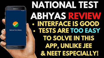 NTA ABHYAS APP REVIEW | JEE MAIN & NEET LEVEL QUESTIONS ARE FAR MORE TOUGHER THAN NTA ABHYAS APP