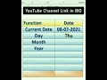 How to Enter Day| how to enter Month |how to enter Year in MS Excel #enterday #entermonth #enteryear